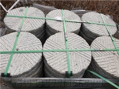 Circle Garden Stepping/Milestone Granite Paver