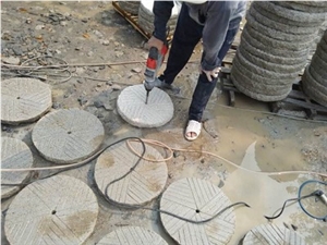 Circle Garden Stepping/Milestone Granite Paver