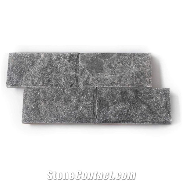 Crystal Black Marble Cladding Panel Mushroom Wall Stone 