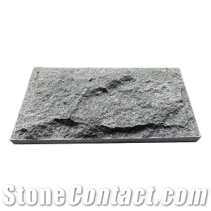 Crystal Black Mushroomed Stone Wall Cladding Wall Stone