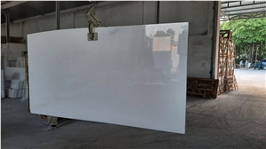 Crystal White Marble Stone Tile  Polished Surface