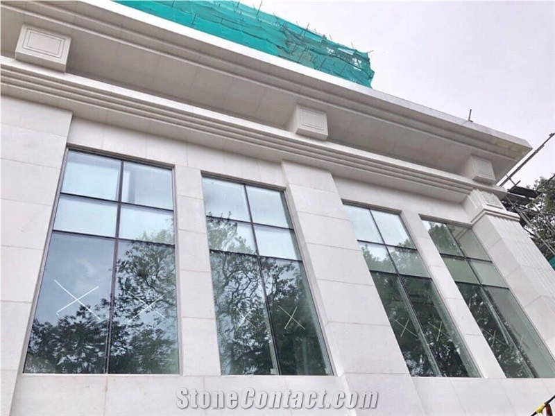 Grade A Crystal Pure White Marble Super White Slab