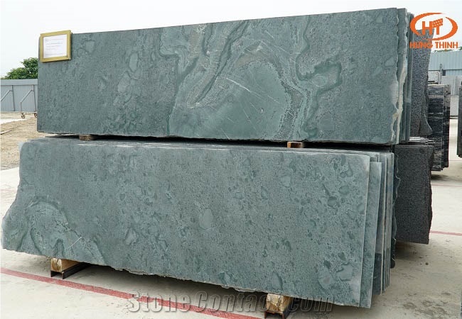 Green Granite Slab And Tile For Floor Wall 