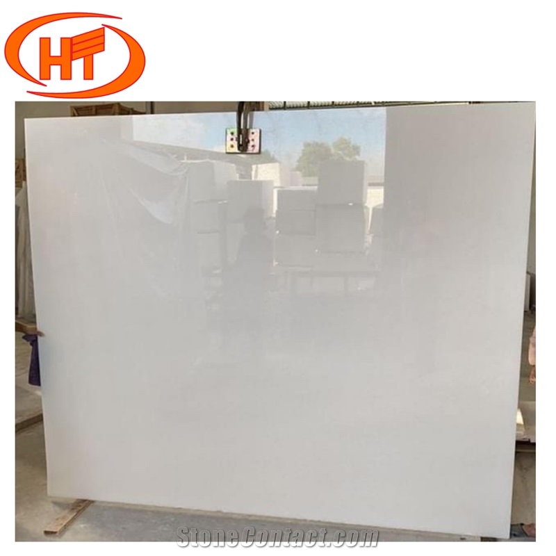 Pure White Slab Floor Tile Marble Stone From Vietnam