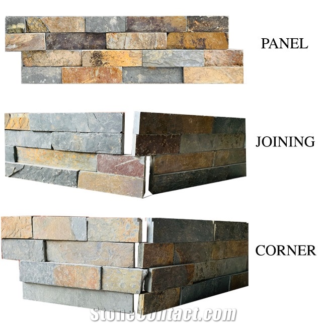 Wall Cladding Panels Split Finishing Wall Stone Cladding