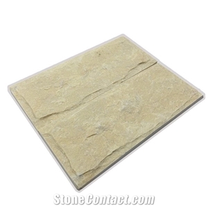 Yellow Marble Stone Mushroom Wall Stone Cladding