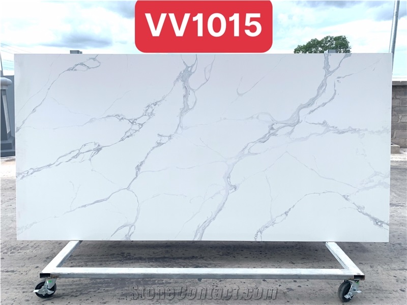 CALACATTA Quartz Stone Slabs, Marble Looks Quartz Slabs