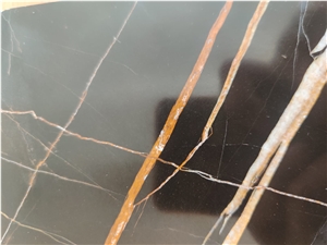 SAHARA BLACK MARBLE POLISHED STAIRS