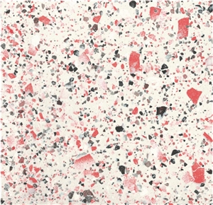 Eccitare Terrazzo Rose 10Mm Tiles For Floors