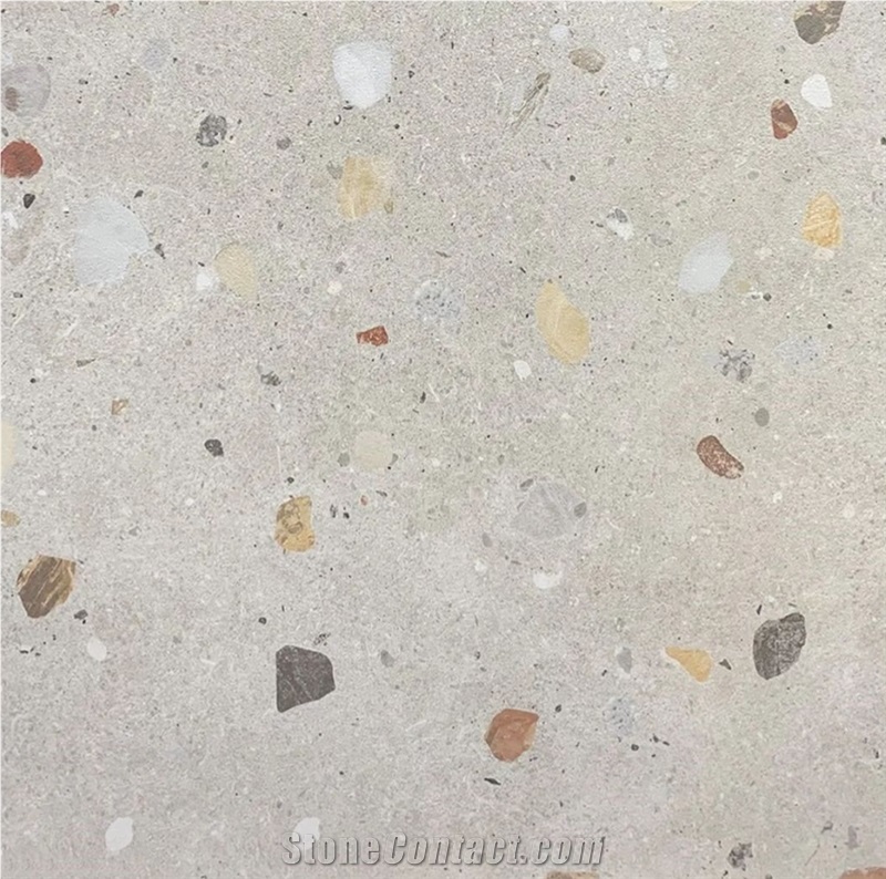 Grey Capri Terrazzo Slabs & Tiles For Walls & Floors