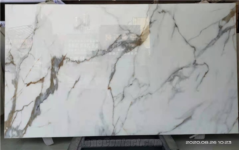 NANO Glass CALACATTA   Slabs For Wall & Floor 1