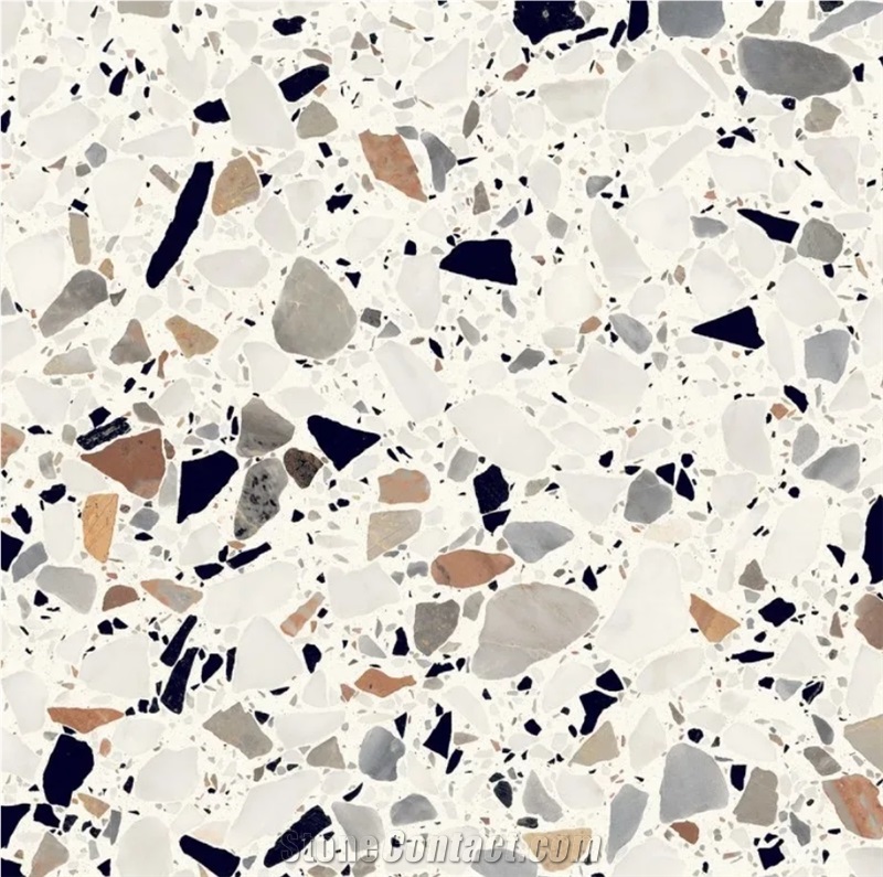 Scilla Terrazzo Green Tiles For Bathrooms & Kitchen Spaces