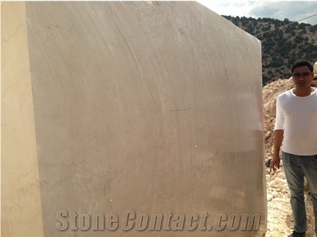 Ava Cream, Turkish Botticino Marble Block,Marble Slabs
