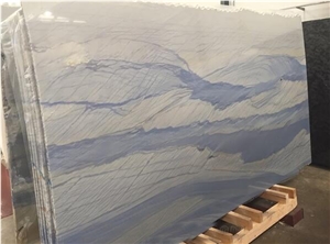 Azul Macaubas Quartzite& Slabs Blue Polished Quartzite Azul Macaubas Quartzite& Slabs Blue Polished Quartzite