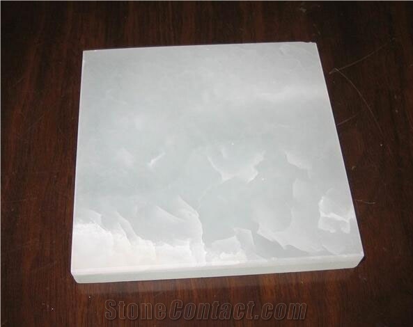 Backlit White Onyx Tiles