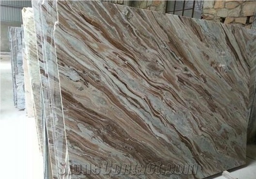 Bianco Brown Marble Slabs & Tiles, India Brown Marble