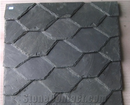 Black Slate Roof Tile
