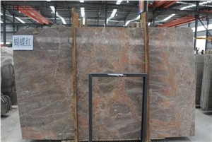 China Butterfly Red Marble Tiles & Slabs Wall Covering