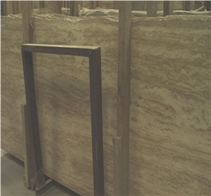 Cream Travertine Slab, Turkey Beige Travertine