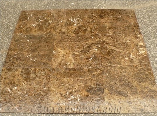 Dark  Emperador Marble Tiles 45,7X45,7X1 Cm Slabs