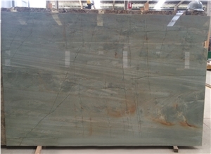 Emerald Green Quartzite Slab