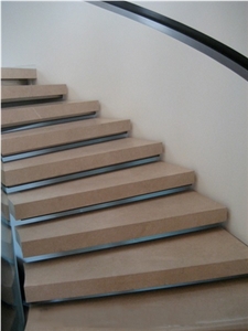 Limestone Block Steps Biancone Di Castellammare  Limestone