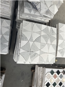 Marble Mosaic Mosaic Tiles  Grey 1029A