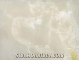 Naghadeh White Onyx Slabs, White Persian Snow Onyx