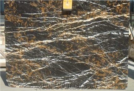 Nero Port Laurent Marble Tiles & Slabs, Black Marble  Slabs