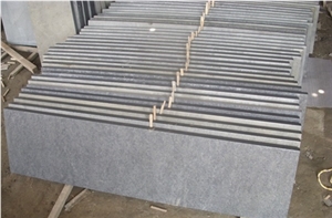 Nordland Basalt Cheap  G684 China Black Basalt Flamed Stairs