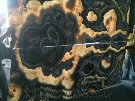 Onyx Slabs Black Exotic, Black Mexico Onyx Tiles & Slabs