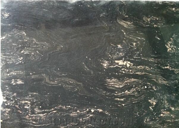 Porto Rosa Quartzite Slab, Brazil Black Quartzite