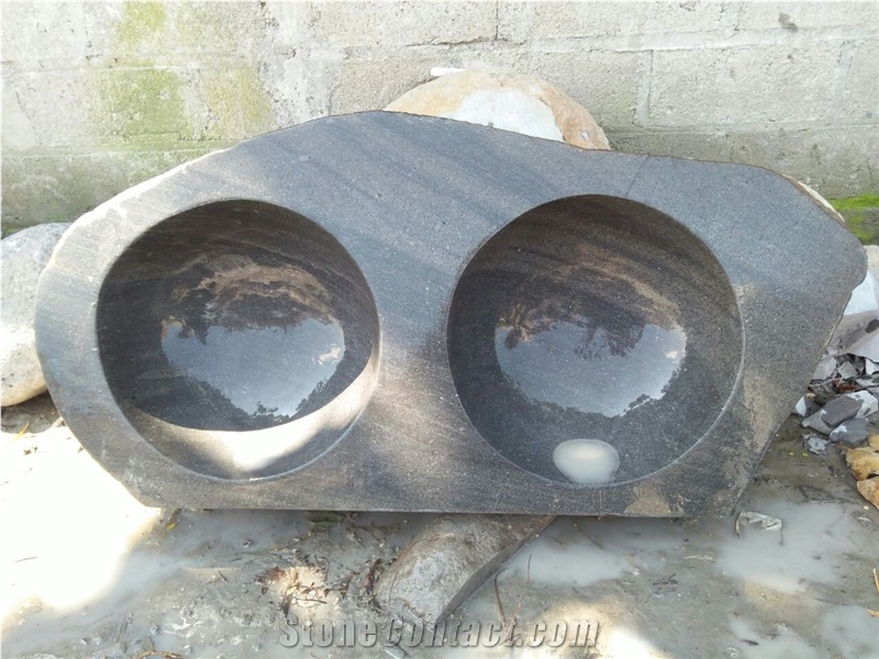 Riverstone Double Sinks