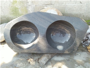 Riverstone Double Sinks