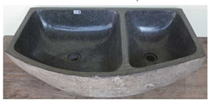 Riverstone Double Sinks