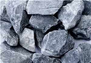 Pure/Tumbled Grey Pebble Stone For Landscaping
