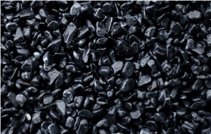 Tumbled Black Pebble Stone