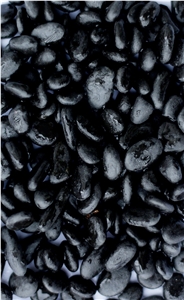 Tumbled Black Pebble Stone