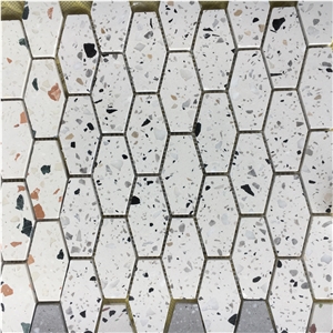 Bowling Terrazzo Kitchen Floor Wall Backsplash Mosaic Tile 