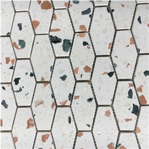 Bowling Terrazzo Kitchen Floor Wall Backsplash Mosaic Tile 
