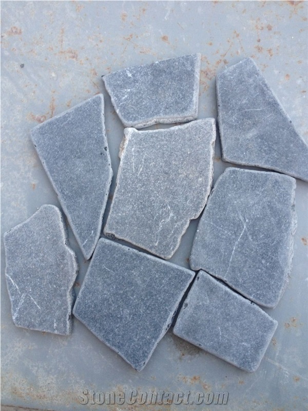 1" Hexagon Arabescato Floor Mosaic Marble Backsplash Design