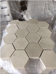 1" Lantern Carrara Mosaic Design Marble Backsplash Tile Wall