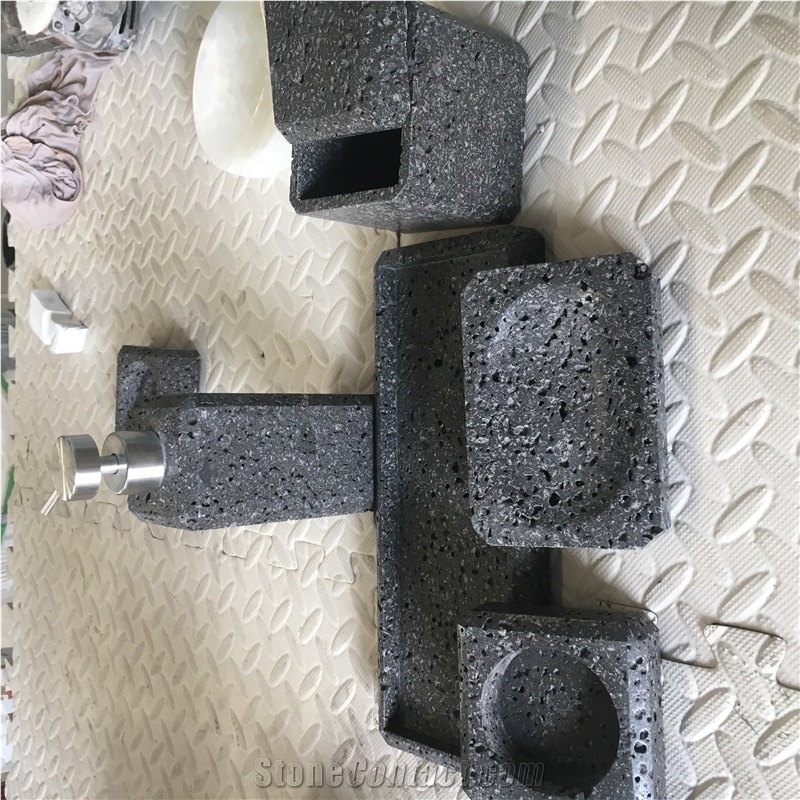 Black Marble Soap Dish Towel Holder Kenya Black Dispenser 