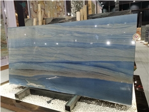 Blue Quartzite Kitchen Floor Slab Azul Macaubas Bath Slab Blue Quartzite Kitchen Floor Slab Azul Macaubas Bath Slab