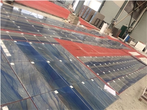 Blue Quartzite Kitchen Floor Slab Azul Macaubas Bath Slab