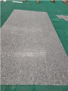 Grey Quartzite Hexagon 2" Wall Mosaic Vals Bathroom Floor 
