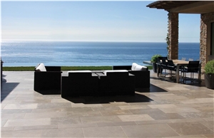 Limestone Terrace Floor Walkway Paver French Limestone Steps