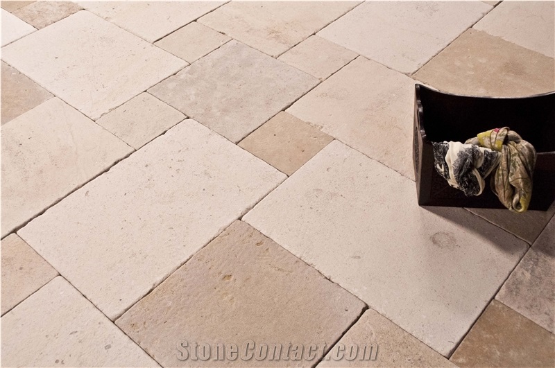 Limestone Terrace Floor Walkway Paver French Limestone Steps