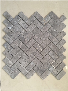 Marble Bath Floor Design Mosaic Carrara Chevron Wall Tile 