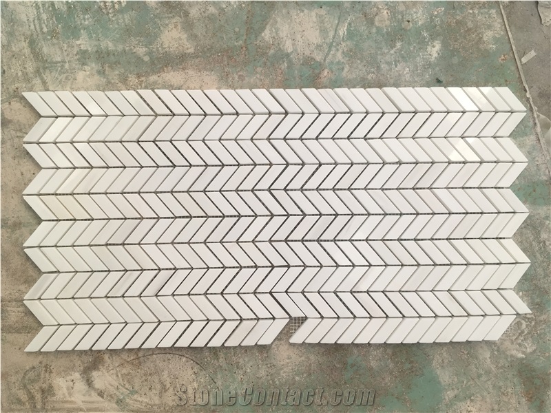Marble Chipped Msoaic Floor 1X1 Dolomite Backsplash Tile